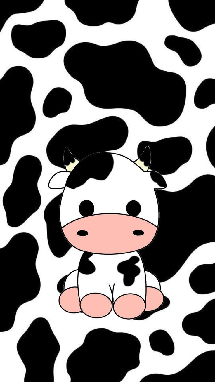 vibrant cute cow print backgrounds for artistic projects