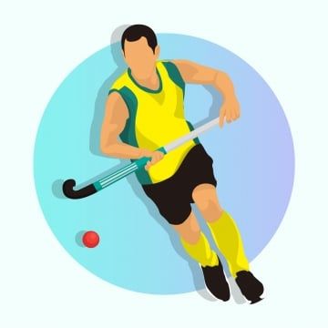 vibrant cute field hockey visuals