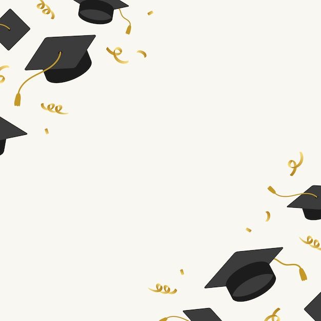 vibrant cute graduation background patterns