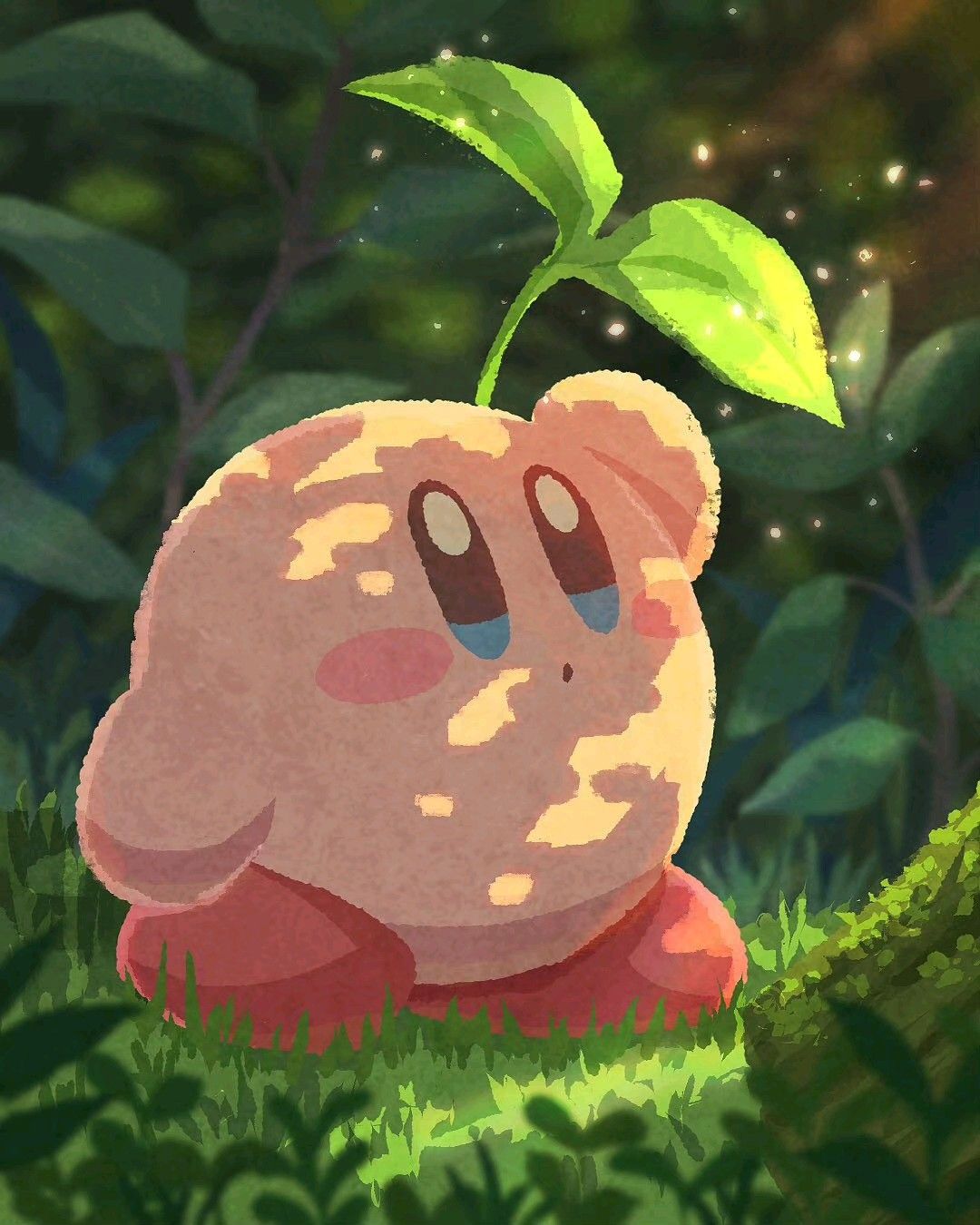 vibrant cute Kirby background patterns