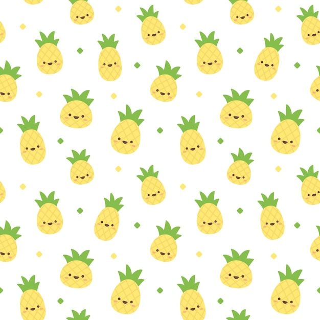 vibrant cute pineapple backgrounds for phones