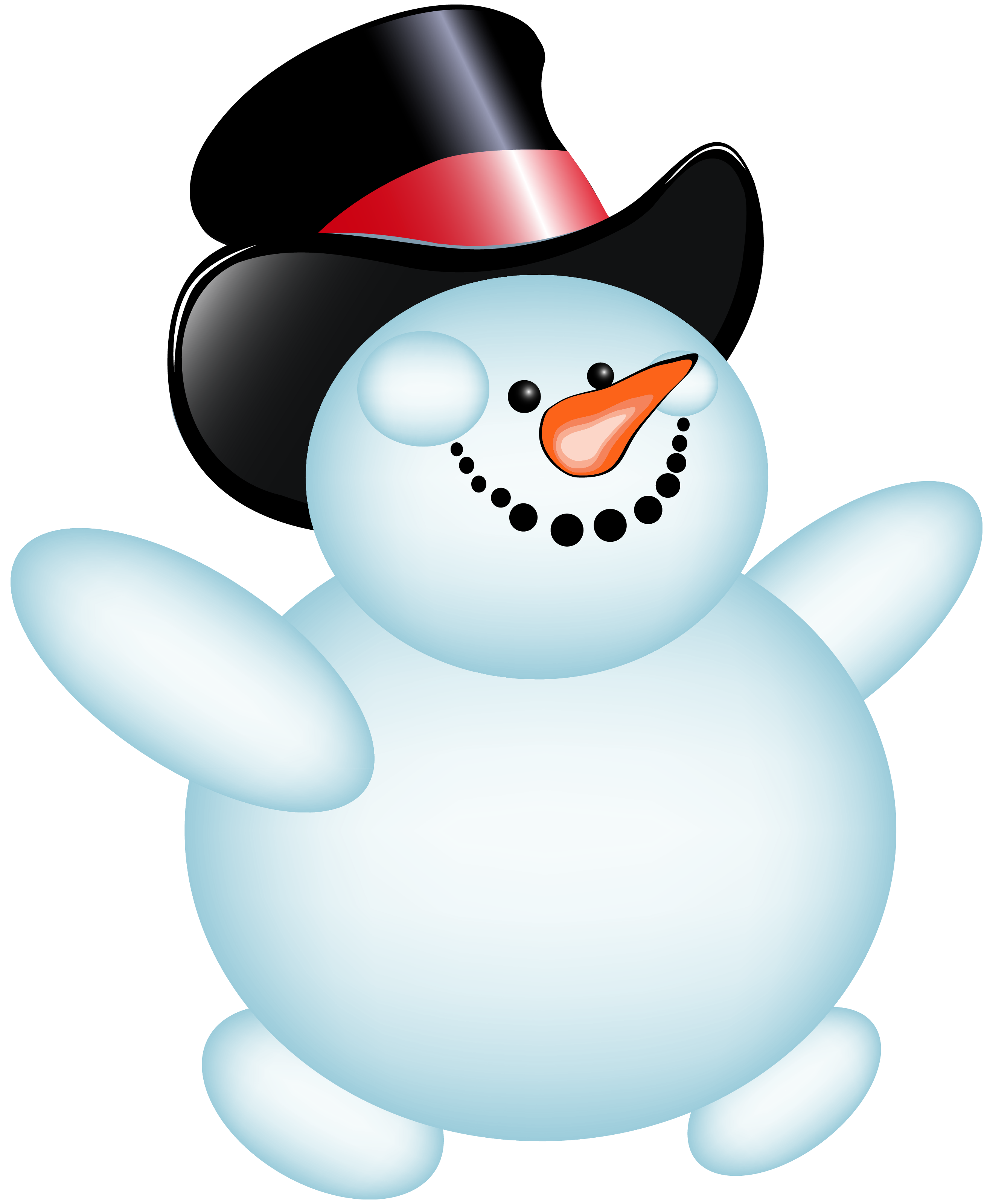 vibrant cute snowman transparent background themes