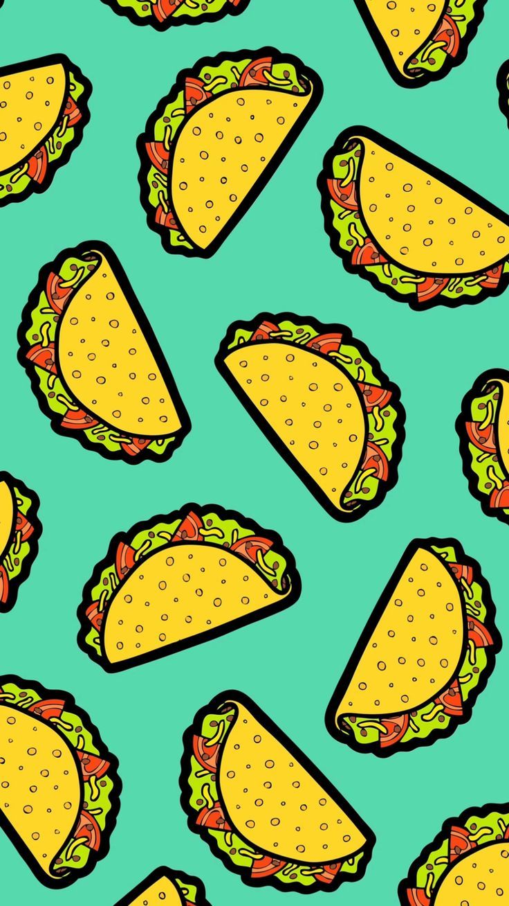 vibrant cute taco backgrounds