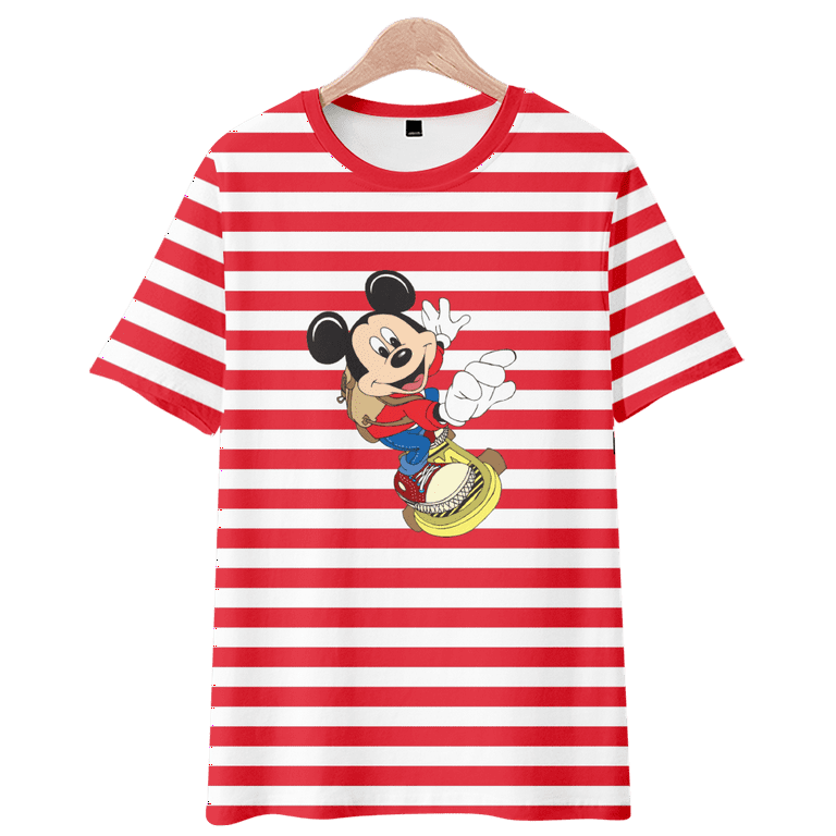 visually appealing cute stripes shirt on clear background