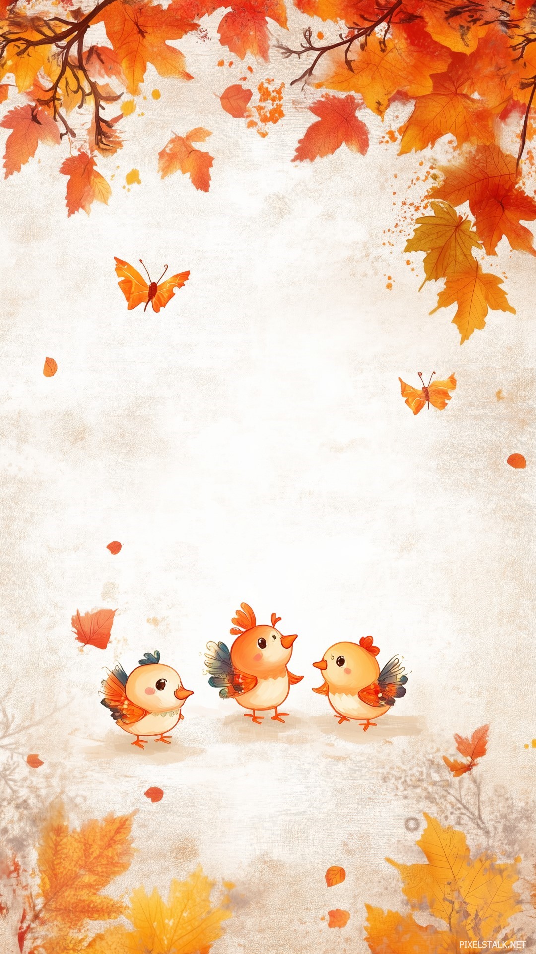 wallpaper cute Thanksgiving backgrounds 0077