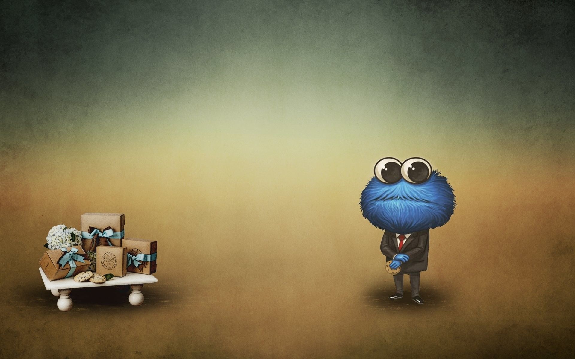 whimsical Cookie Monster backgrounds for creativity