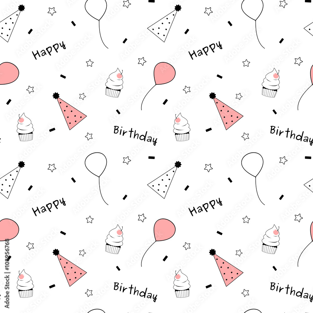 whimsical cute Birthday backgrounds