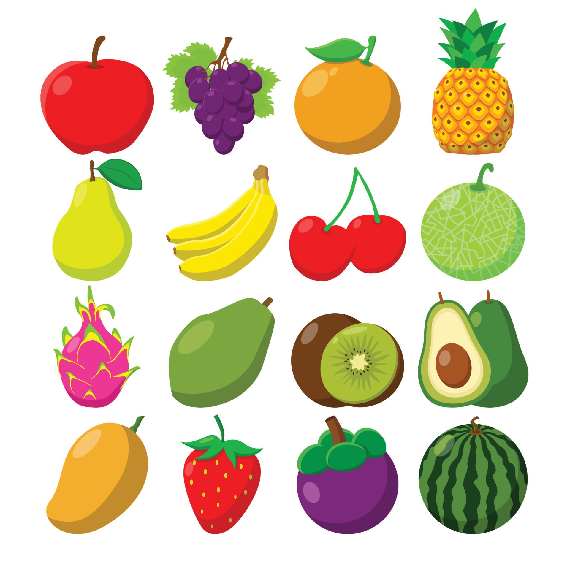 whimsical cute fruit backgrounds