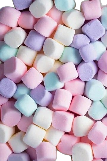 whimsical cute marshmallow visuals