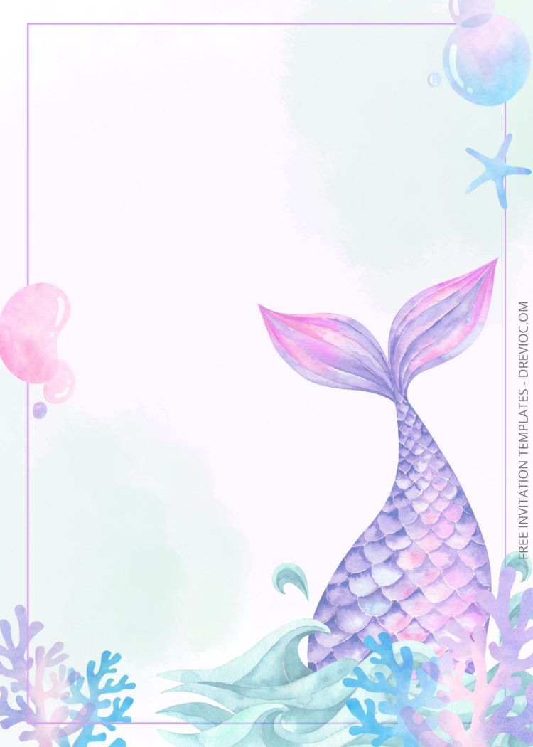 whimsical cute mermaid backgrounds designs