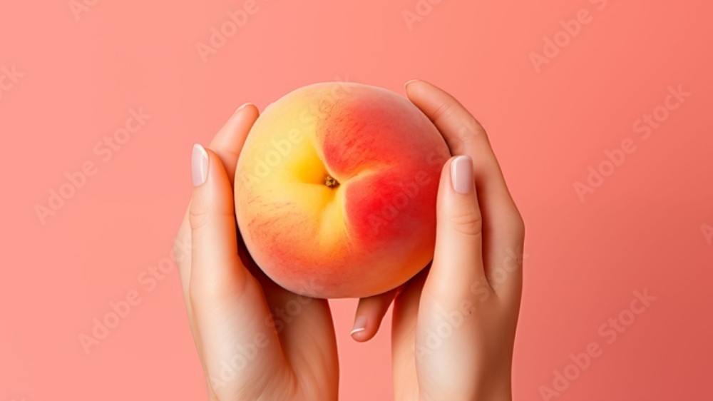 whimsical peach fruit background collection