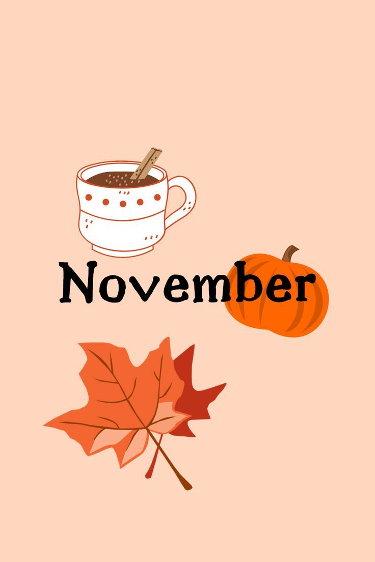 Unique cute november backgrounds to brighten up your devices