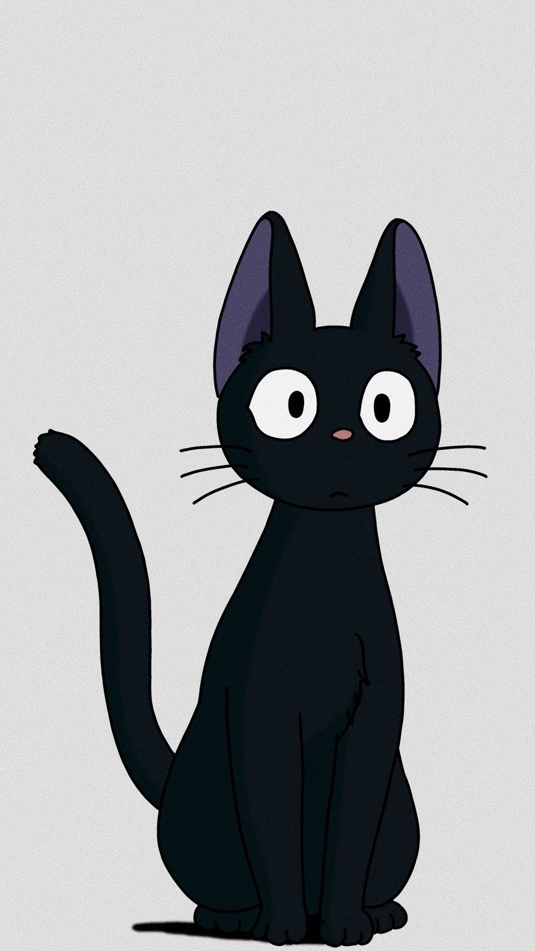 Cheerful cute cat black background elevates your digital experience today