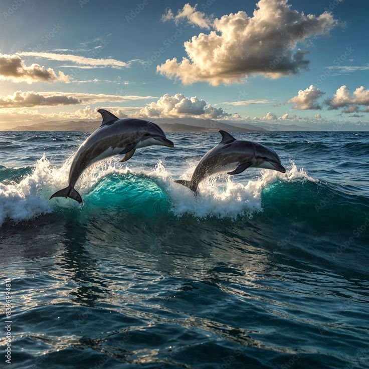 Chic cute dolphin backgrounds to brighten your digital spaces today