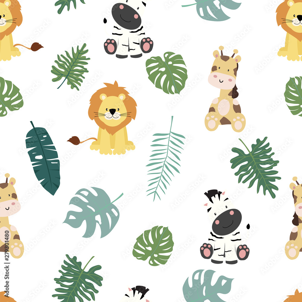 Cute safari backgrounds that bring charm and excitement to your spaces