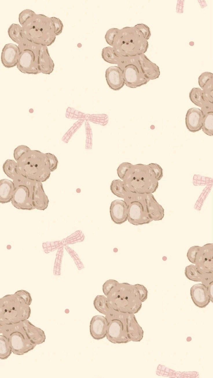 Cute Teddy Bear backgrounds offer a modern twist to your designs