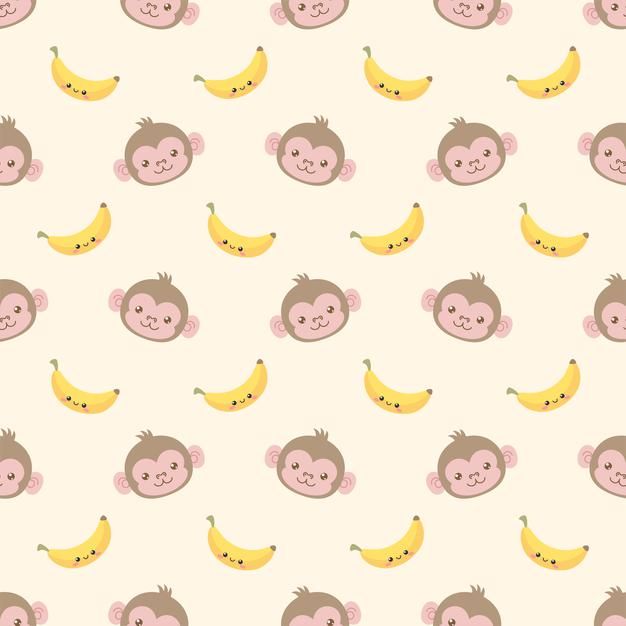 Cute banana background brings a gentle touch to your digital space