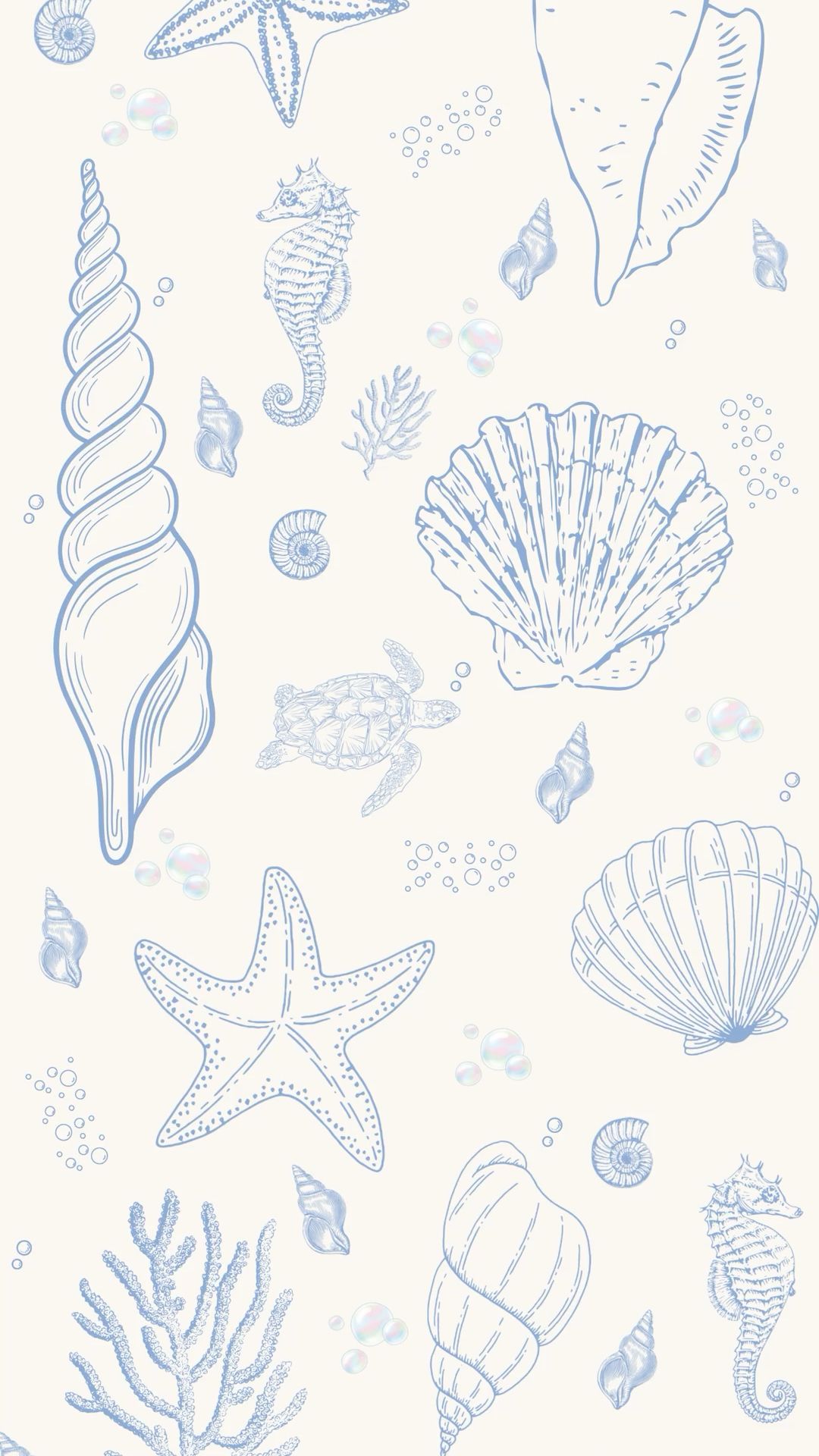 Cute beach backgrounds with soft waves for a tranquil escape