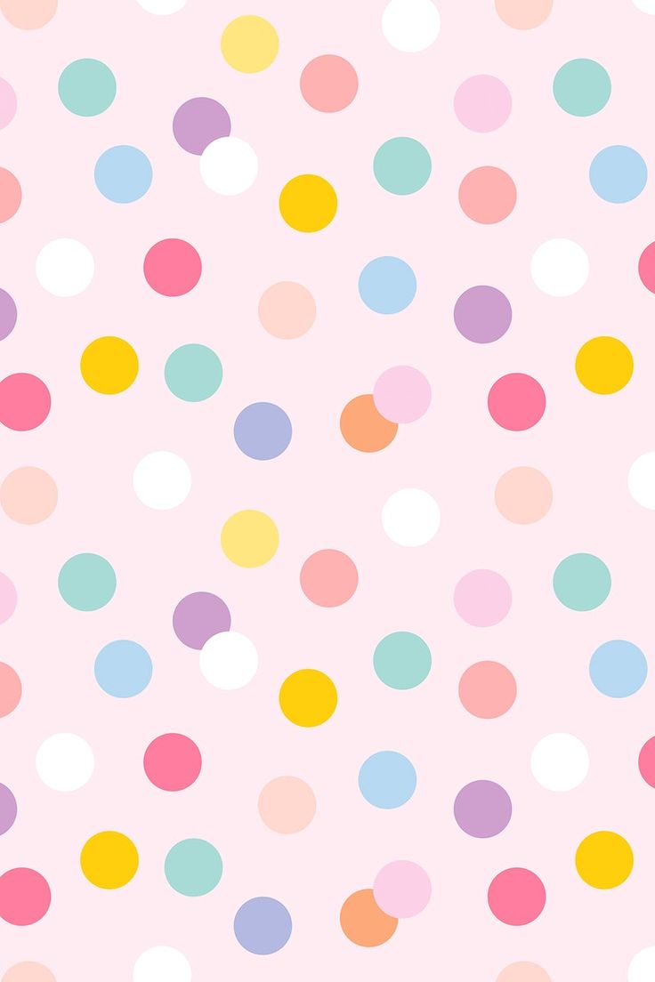 Colorful cute dotted background designs for your vibrant digital life