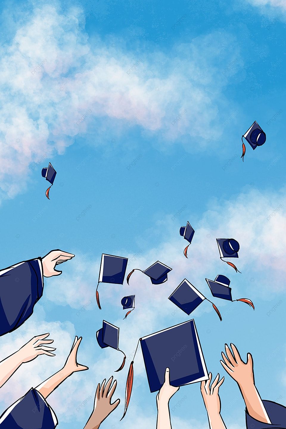 Minimalistic cute graduation background ideas for a stylish celebration