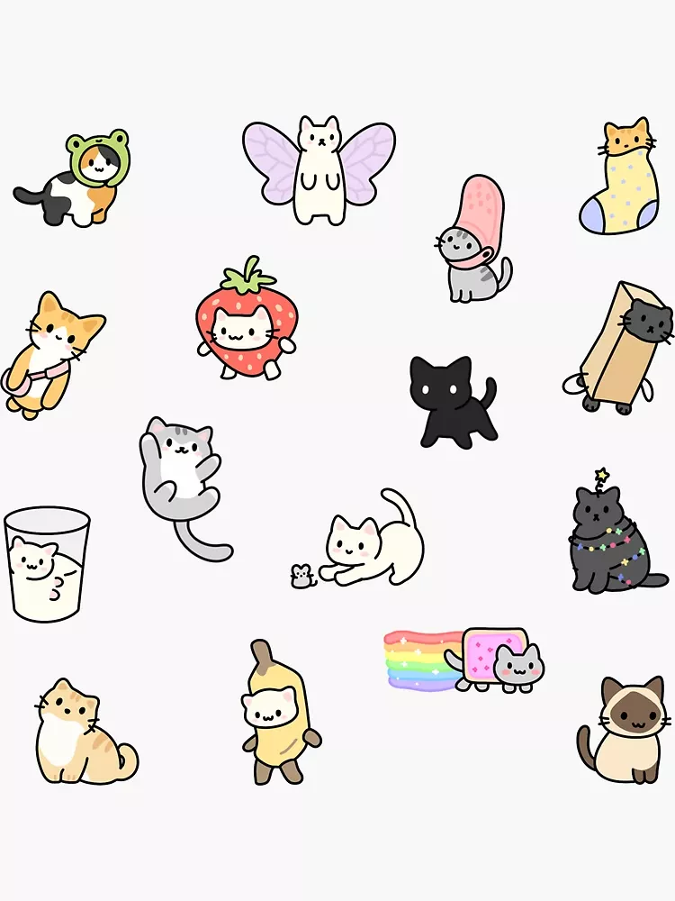 Soft and adorable cute cat backgrounds perfect for your devices