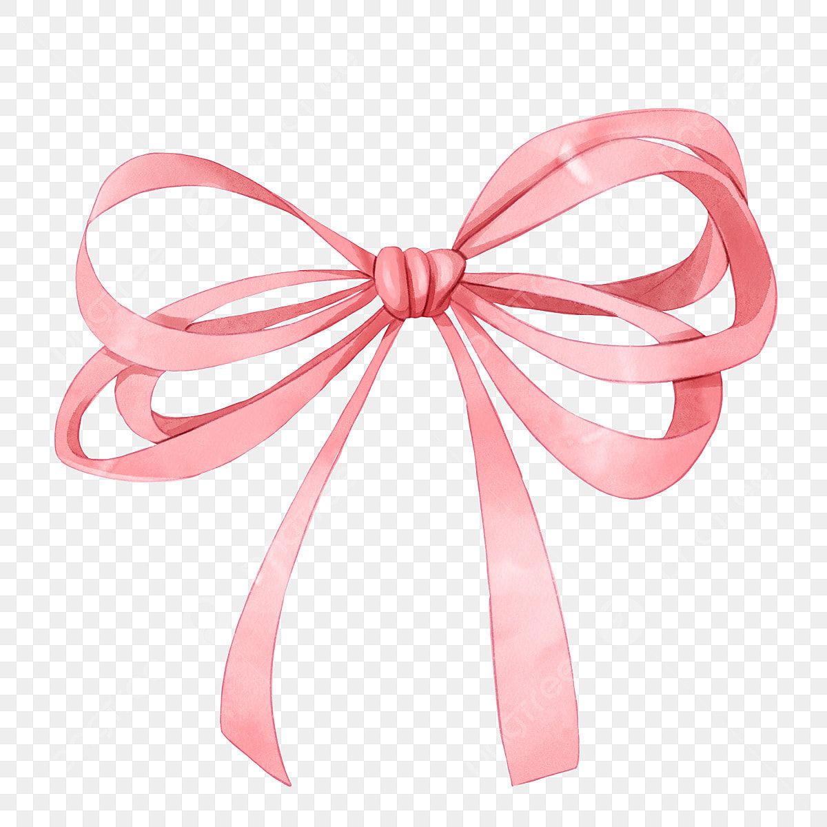 Chic cute pink bow transparent background for your stylish designs