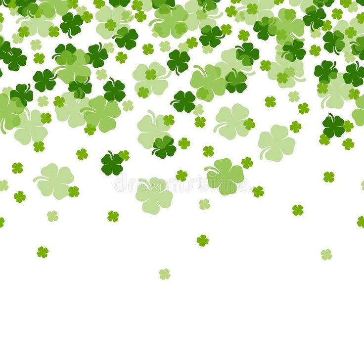 Colorful designs featuring a cute shamrock background for inspiration