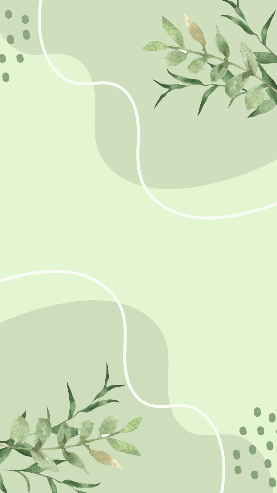 Cute green backgrounds that brighten up your digital space effectively